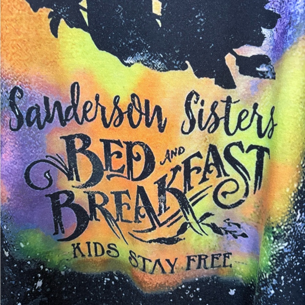 Source Unknown Kids Black and Multicolor T-Shirt XL Sanderson sisters graphictee - Picture 6 of 9